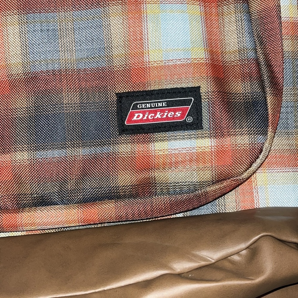 Dickies Varsity Multicolor Plaid Backpack new with tags - Picture 2 of 7